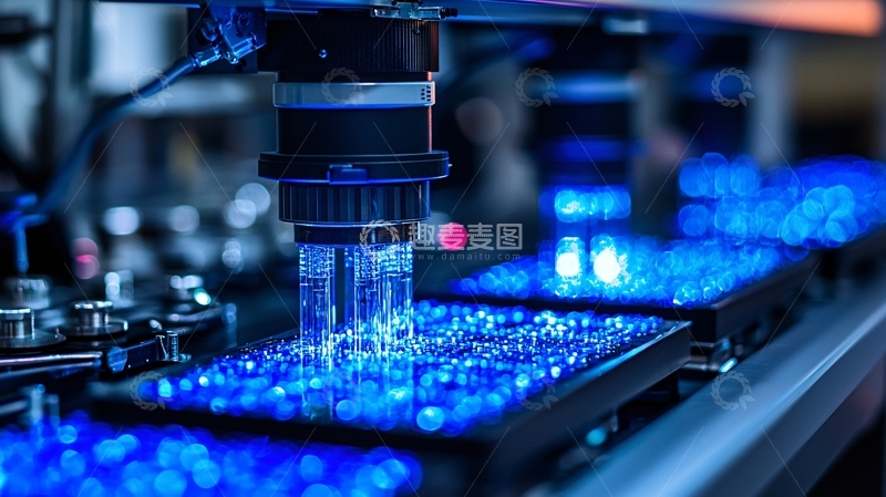 高清大图下载【趣麦麦图】自动化生产线