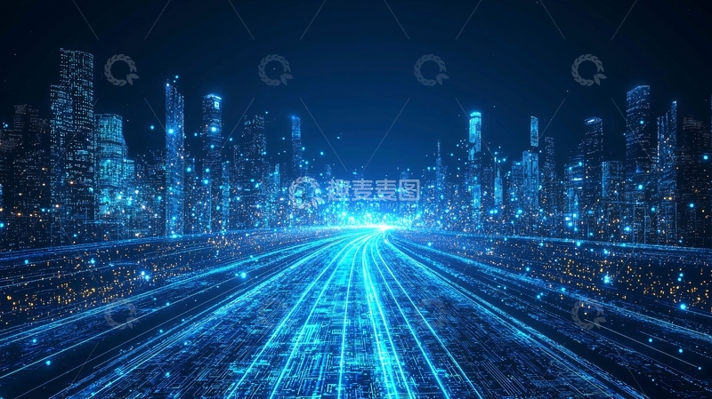 高清大图下载【趣麦麦图】数字城市22