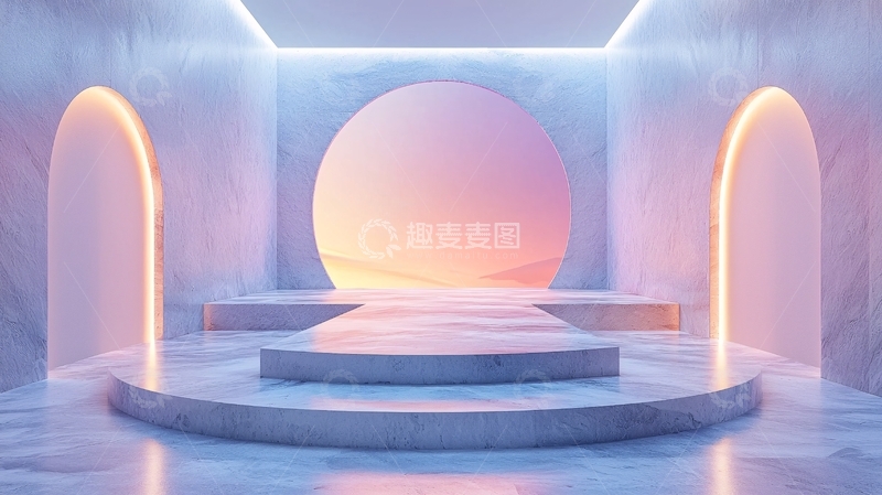 高清大图下载【趣麦麦图】极简主义梦幻场景