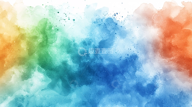 高清大图下载【趣麦麦图】彩色烟雾背景