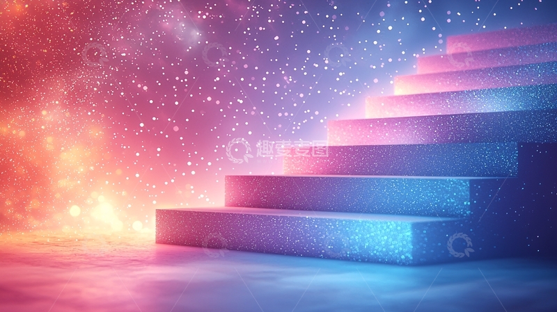 高清大图下载【趣麦麦图】梦幻阶梯14