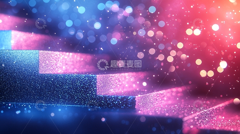 高清大图下载【趣麦麦图】梦幻楼梯星光点点