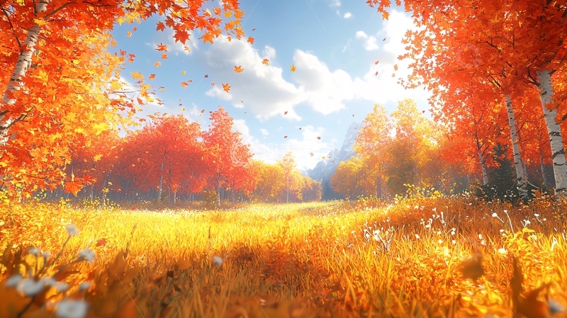 高清大图下载【趣麦麦图】秋季森林