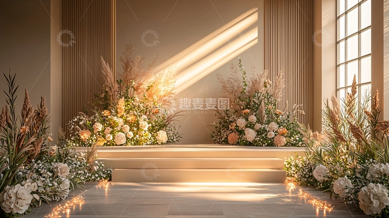 高清大图下载【趣麦麦图】婚礼仪式背景