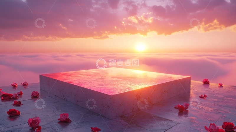 高清大图下载【趣麦麦图】粉色方块