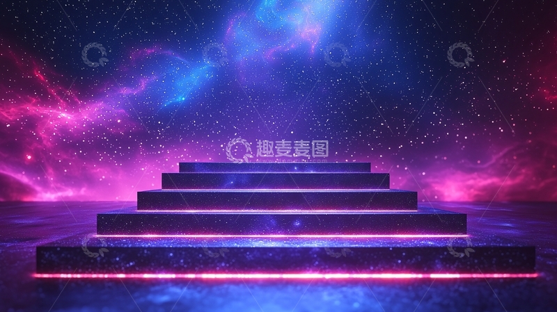 高清大图下载【趣麦麦图】宇宙阶梯