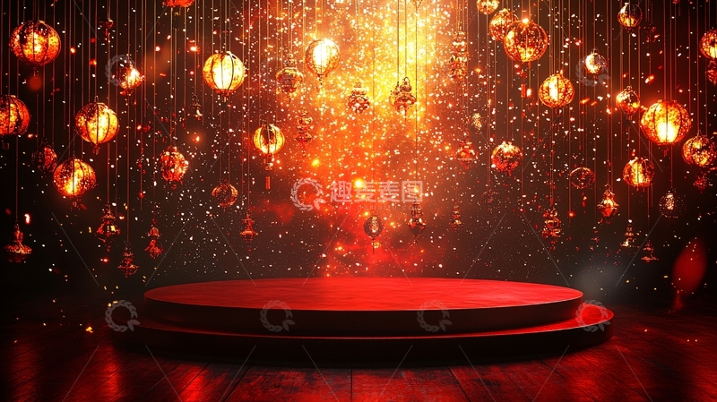 高清大图下载【趣麦麦图】舞台背景
