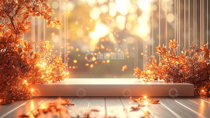 高清大图下载【趣麦麦图】秋日暖阳窗边陈设