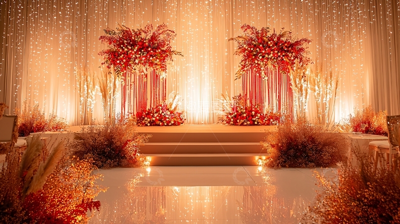 高清大图下载【趣麦麦图】浪漫婚礼仪式背景