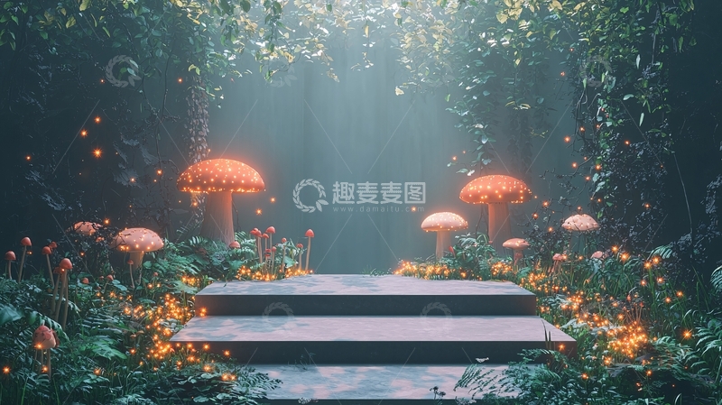高清大图下载【趣麦麦图】梦幻森林场景5