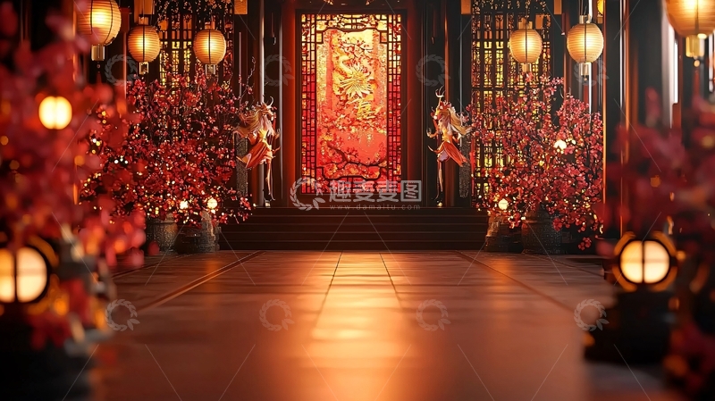 高清大图下载【趣麦麦图】中式宫殿