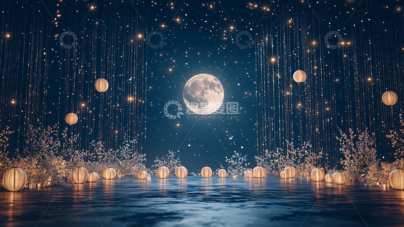 高清大图下载【趣麦麦图】梦幻星空夜景