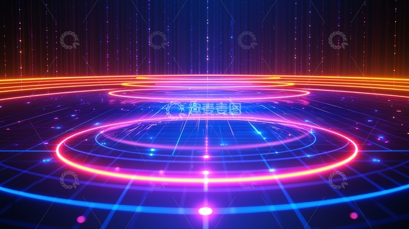 高清大图下载【趣麦麦图】科技感炫酷光效背景