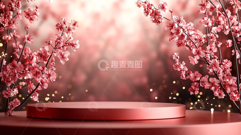 高清大图下载【趣麦麦图】粉色樱花