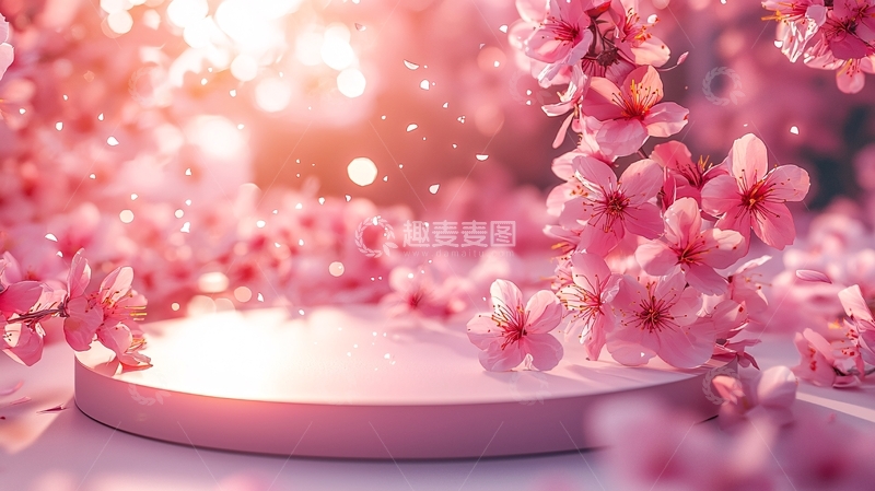 高清大图下载【趣麦麦图】粉色樱花