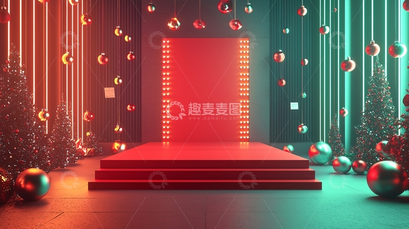 高清大图下载【趣麦麦图】圣诞节场景