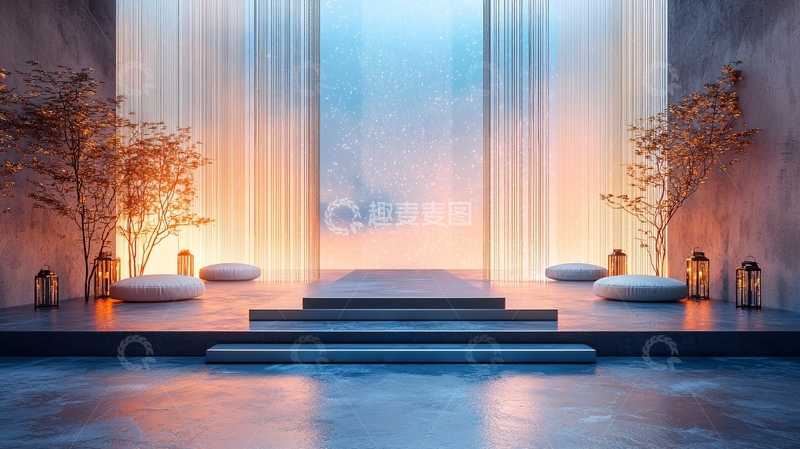 高清大图下载【趣麦麦图】极简日式禅意空间