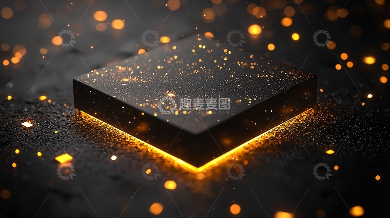 高清大图下载【趣麦麦图】黑色方形底座