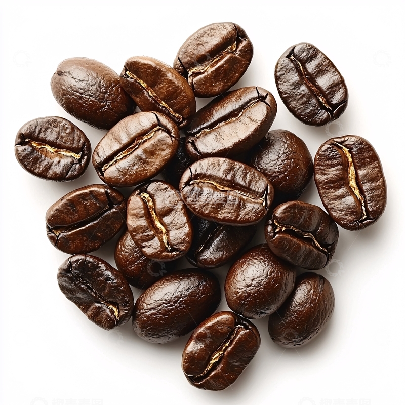 高清大图下载【趣麦麦图】烘焙咖啡豆