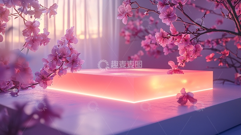 高清大图下载【趣麦麦图】粉色樱花