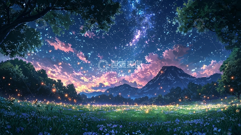 高清大图下载【趣麦麦图】星空夜景