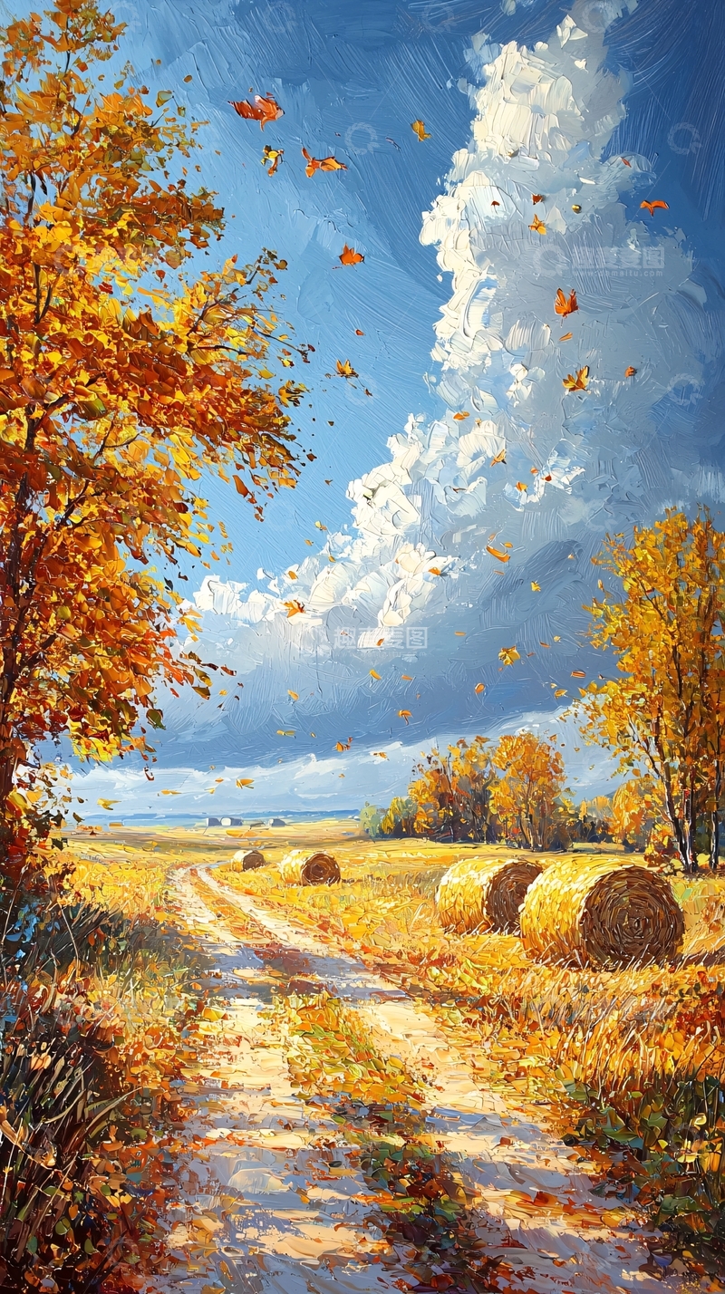 高清大图下载【趣麦麦图】秋日田园风光66