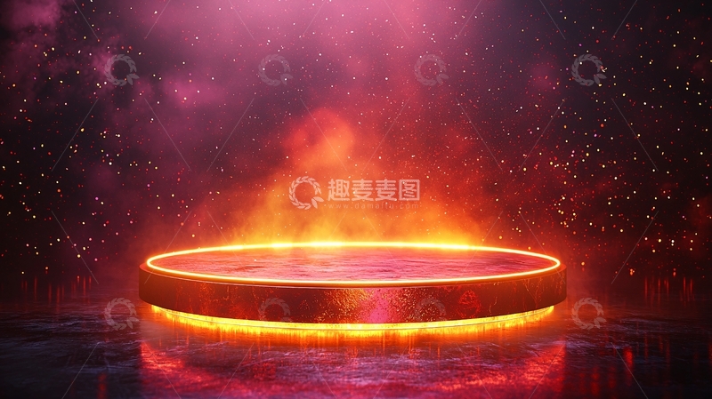 高清大图下载【趣麦麦图】火焰舞台