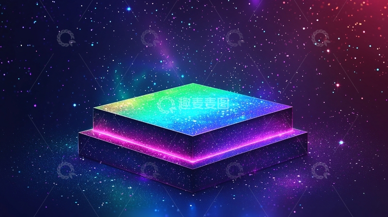 高清大图下载【趣麦麦图】宇宙方块