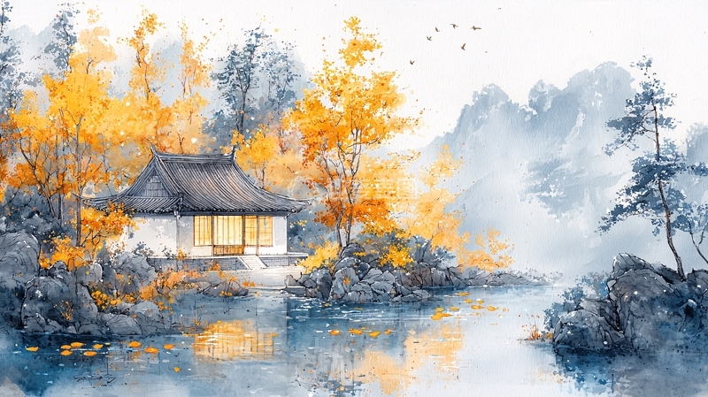 高清大图下载【趣麦麦图】水墨画