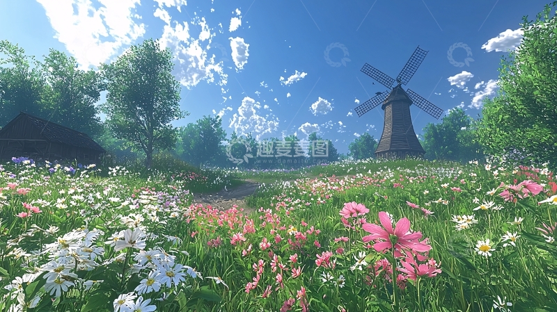 高清大图下载【趣麦麦图】田园风光350