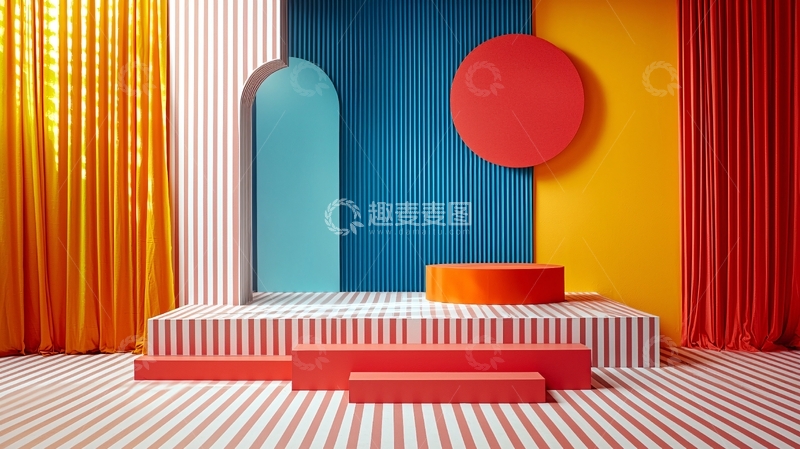 高清大图下载【趣麦麦图】抽象几何背景