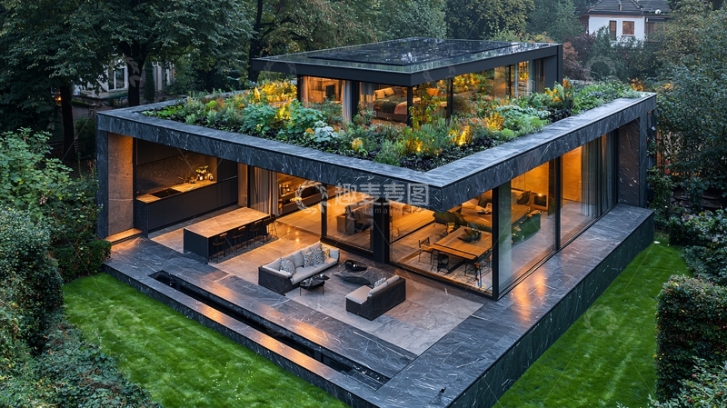 高清大图下载【趣麦麦图】现代风格别墅