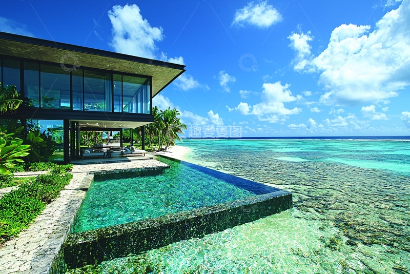 高清大图下载【趣麦麦图】海边现代别墅