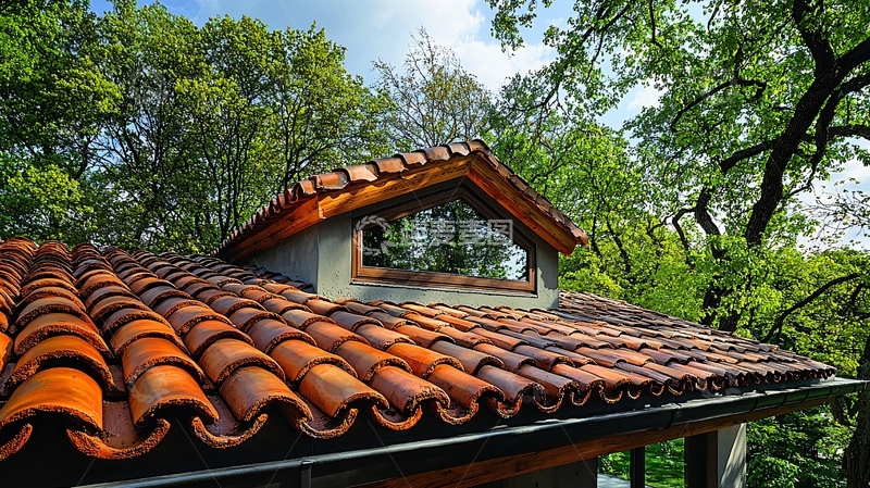 高清大图下载【趣麦麦图】红瓦屋顶