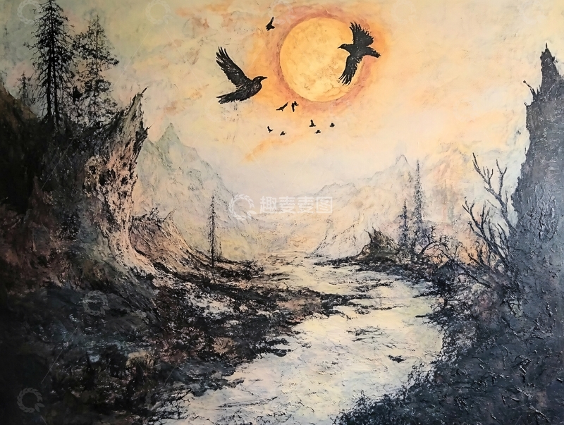 高清大图下载【趣麦麦图】水墨画