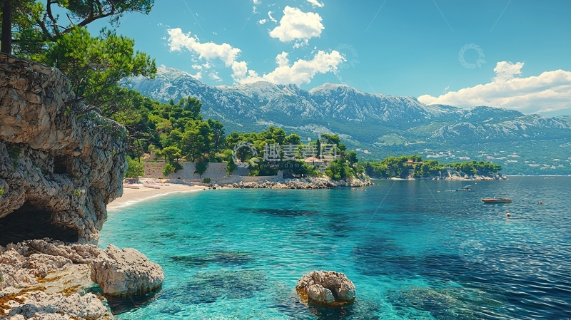 高清大图下载【趣麦麦图】碧海蓝天沙滩风景