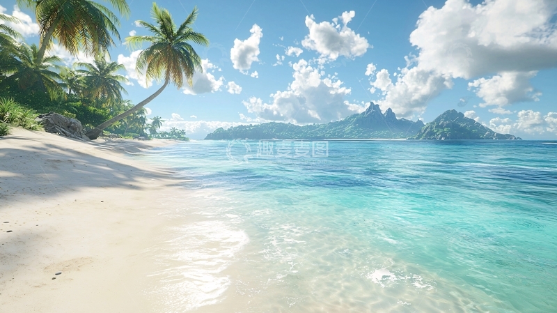 高清大图下载【趣麦麦图】热带海滩风景