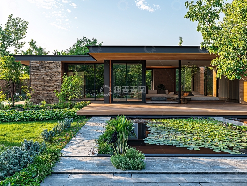 高清大图下载【趣麦麦图】现代简约别墅设计