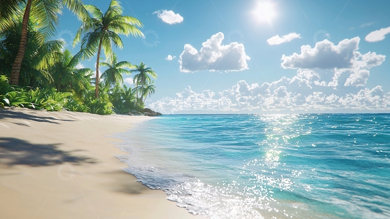 高清大图下载【趣麦麦图】热带海滩风景