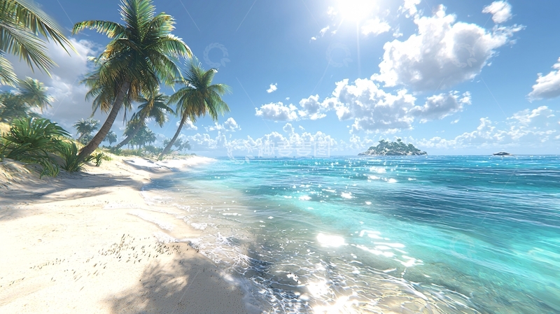 高清大图下载【趣麦麦图】热带海滩