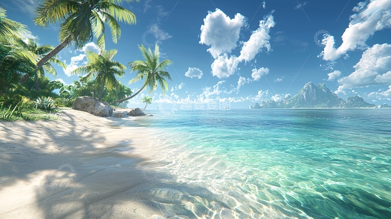 高清大图下载【趣麦麦图】热带海滩风景