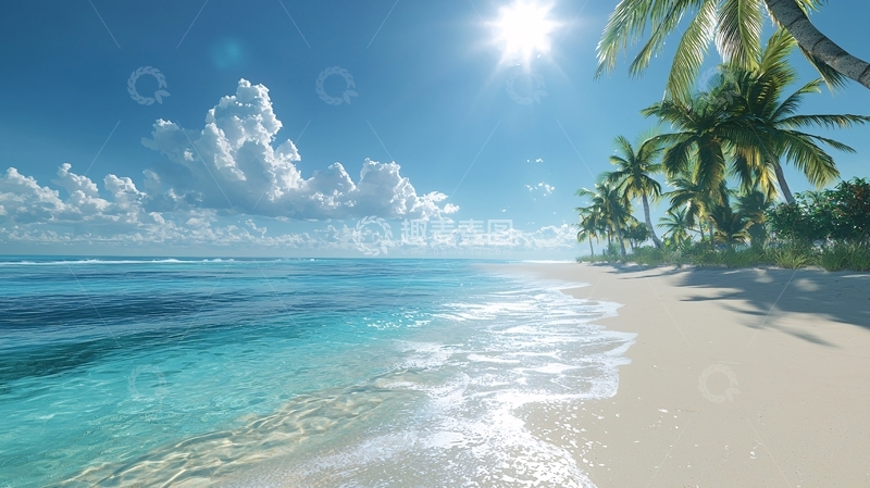 高清大图下载【趣麦麦图】阳光沙滩海景39