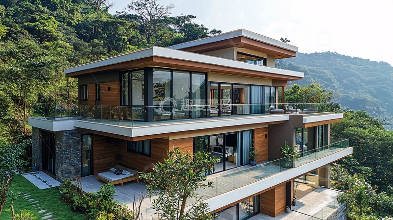 高清大图下载【趣麦麦图】山林别墅