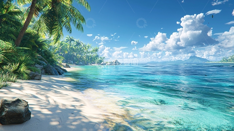 高清大图下载【趣麦麦图】热带海滩风景