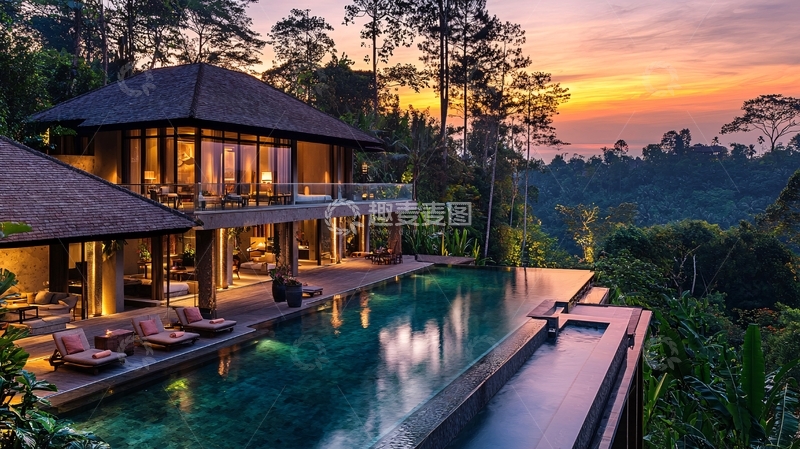 高清大图下载【趣麦麦图】巴厘岛度假别墅