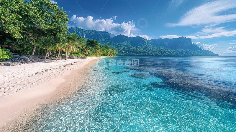 高清大图下载【趣麦麦图】热带海滩
