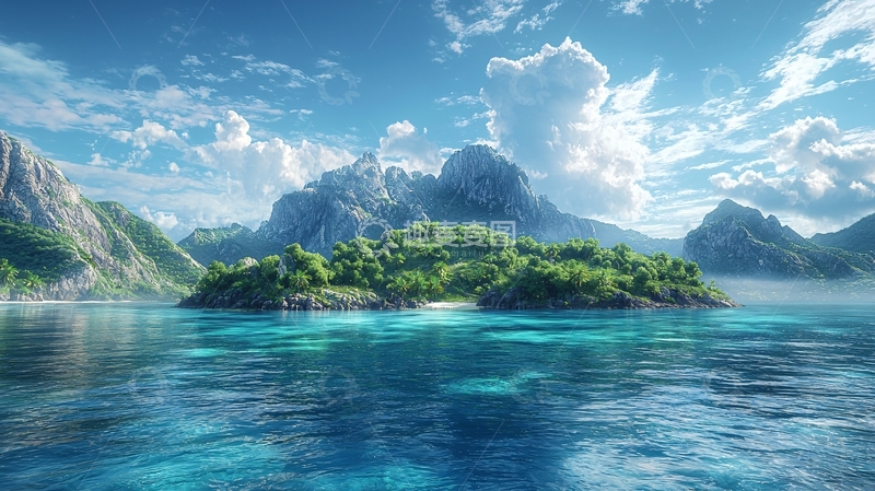 高清大图下载【趣麦麦图】海岛风光