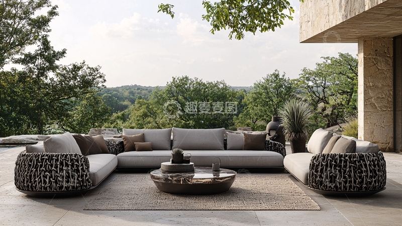 高清大图下载【趣麦麦图】户外休闲沙发