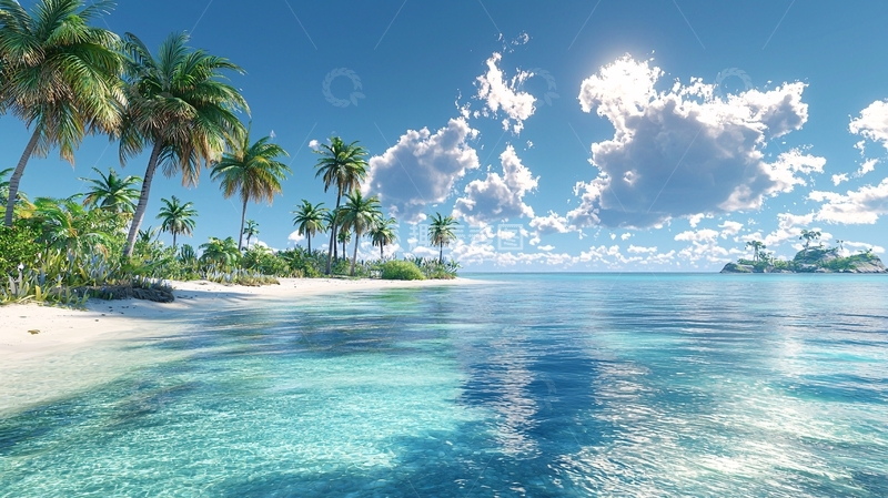 高清大图下载【趣麦麦图】热带海滩