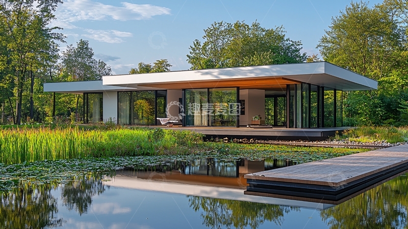 高清大图下载【趣麦麦图】现代简约别墅81